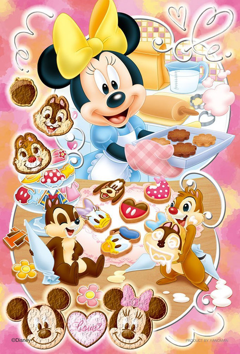 Yanoman Jigsaw Puzzle 99-450 Disney Minnie & Friends Patissier (99 Small Pieces)