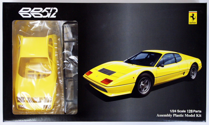 Fujimi RS-SPOT 123301 Ferrari 512BB Yellow Body 1/24 Scale Kit (4968728123301)
