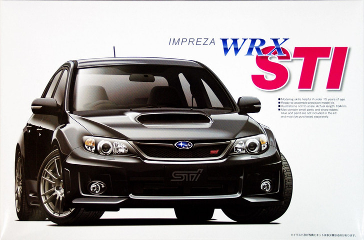 Aoshima 50538 Subaru Impreza WRX STI 2010 1/24 Scale Kit (4905083050538)