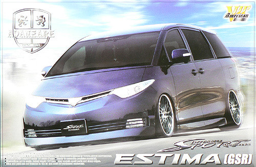 Aoshima 47415 Toyota Estima (GSR) Avanzare GSR Intressa Sport 1/24 Scale Kit (4905083047415)