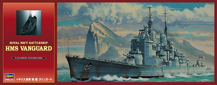 Hasegawa Z15 Royal Navy BattleShip HMS Vanguard 1/450 Scale Kit (40115)