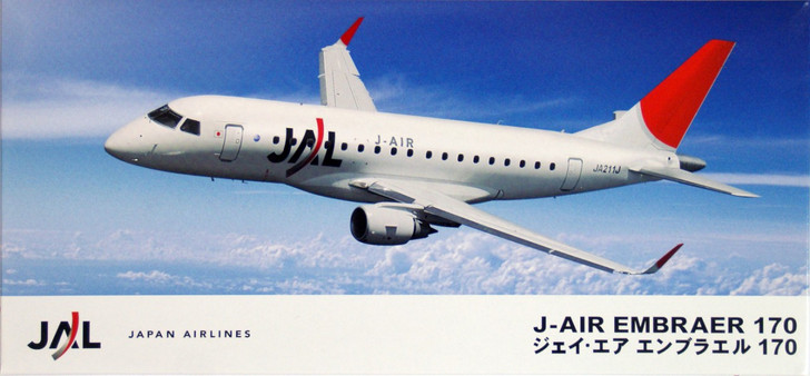 Hasegawa Le1 111011 Japan Airlines J-AIR EMBRAER 170 1/144 Scale Kit AKS (4967834111011)