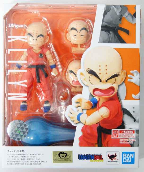 Bandai S.H. Figuarts Young Krillin Figure (Dragon Ball)