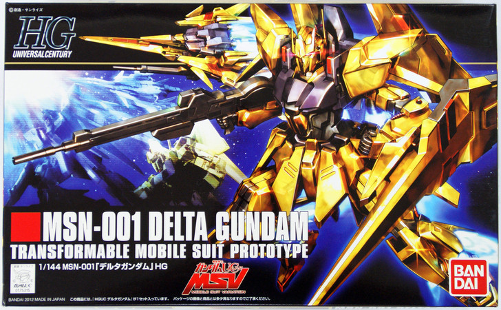 Bandai HGUC 136 Gundam MSN-001 Delta Gundam 1/144 Scale Kit