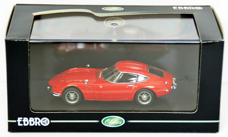 Ebbro 43105 Toyota 2000GT 1967 (Red) 1/43 Scale (4526175431051)