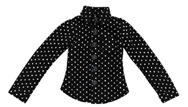Azone ALB171-BLK PNXS Dot Pattern Shirt Black