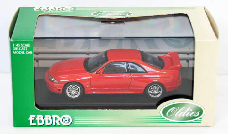 Ebbro 43585 Nissan Skyline GT-R R33 (Red) 1/43 Scale (4526175435851)