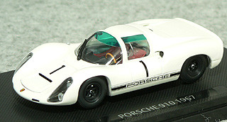 Ebbro 43639 Porsche 910 1967 model launch (White) 1/43 Scale (4526175436391)