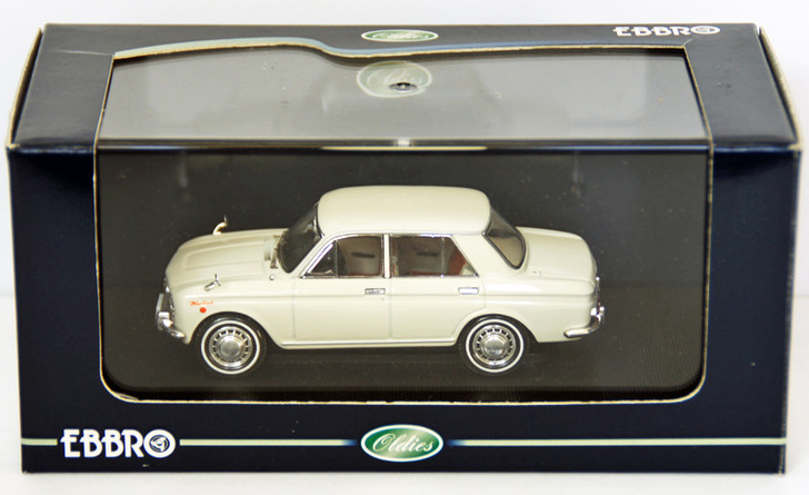 Ebbro 43641 NISSAN BLUEBIRD 410 1964 White 1/43 Scale (4526175436414)