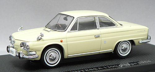 Ebbro 43650 HINO CONTESSA 1300 COUPE 1964 Ivory 1/43 Scale (4526175436506)