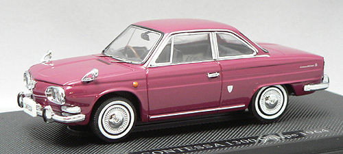 Ebbro 43651 HINO CONTESSA 1300 COUPE 1964 Red 1/43 Scale (4526175436513)