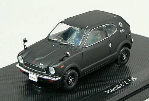 Ebbro 43660 HONDA Z 360 1970 Black 1/43 Scale (4526175436605)