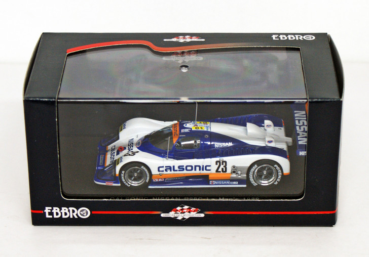 Ebbro 43680 Nissan Calsonic R88 Le Mans 1988 No.23 (White/Blue) 1/43 Scale (4526175436803)