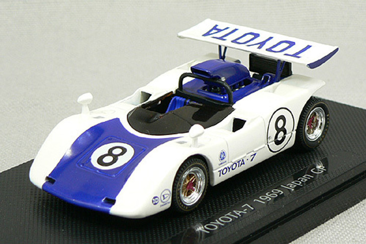 Ebbro 43713 Toyota 7 Japan Kangnam 1969 No.8 (Blue) 1/43 Scale