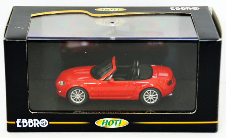 Ebbro 43720 MAZDA ROADSTER 2005 MX-5 MIATA Red 1/43 Scale - Plaza