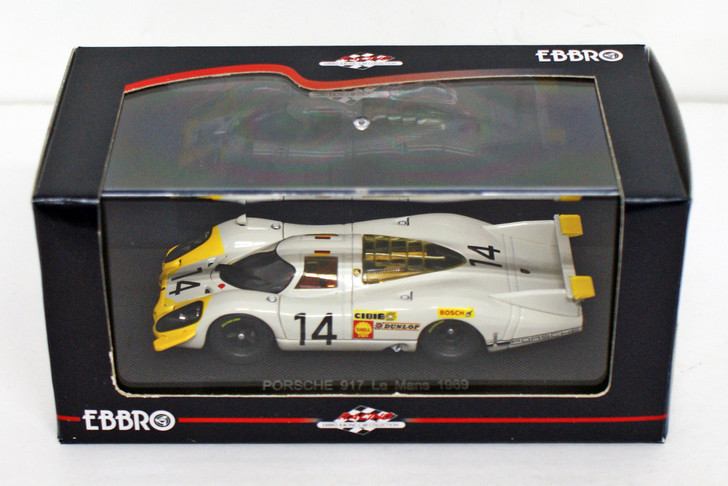 Ebbro 43750 PORSCHE 917 LONG TAIL LE MANS 1969 #14 1/43 Scale (4526175437503)