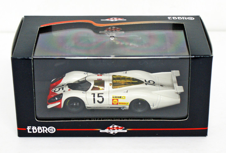 Ebbro 43751 Porsche 917 Le Mans 1969 No.15 (White) 1/43 Scale (4526175437510)