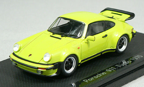Ebbro 43753 PORSCHE 911 TURBO 1975 Light Green 1/43 Scale (4526175437534)
