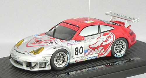 Ebbro 43778 FLYING LIZARD PORSCHE 911 GT3 LE MANS 1/43 Scale (4526175437787)