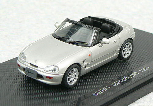 Ebbro 43781 SUZUKI CAPPUCCINO 1991 Silver 1/43 Scale (4526175437817)