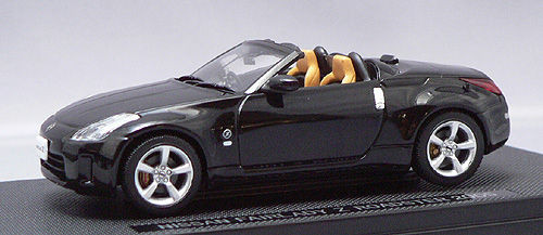 Ebbro 43790 NISSAN FAIRLADY Z Z33 ROADSTER Black 1/43 Scale (4526175437909)