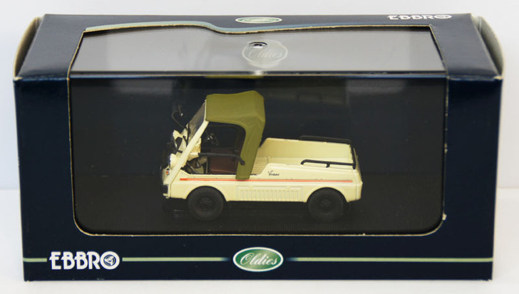 Ebbro 43817 Honda Vamos 2 1970 (White) 1/43 Scale (4526175438173)