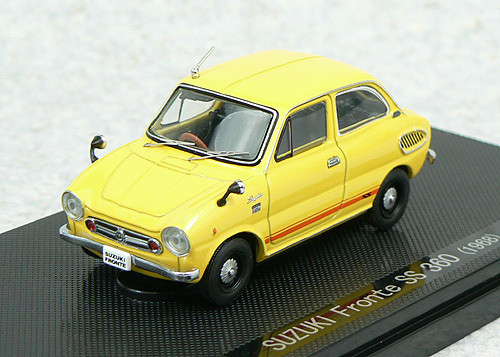 Ebbro 43837 Suzuki Fronte SS 1967 (Yellow) 1/43 Scale (4526175438371)