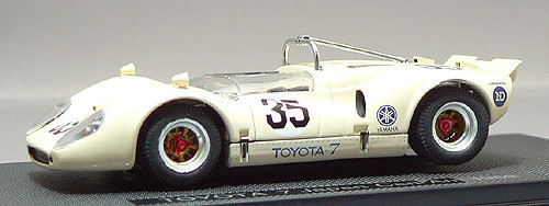 Ebbro 43880 Toyota 7 Japan Kangnam 1968 No.35 (Yellow) 1/43 Scale (4526175438807)