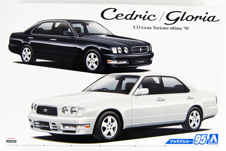 Aoshima 56660 The Model Car 95 NissanY33 Cedric/Gloria Gran Turismo95 1/24 Scale