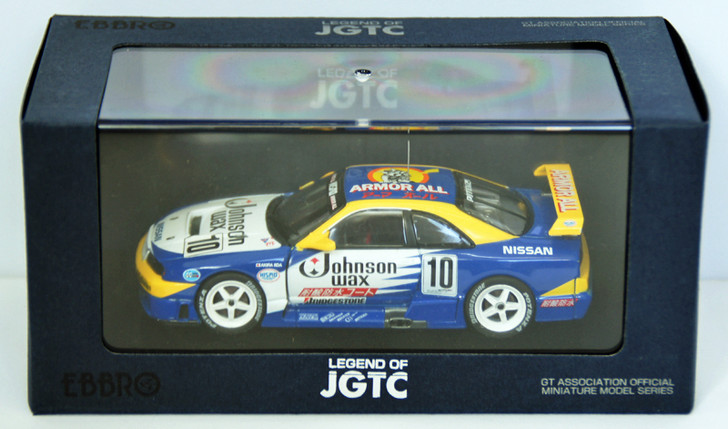 Ebbro 43933 Johnson Skyline (R33) Jgtc 1995 (Blue) 1/43 Scale (4526175439330)