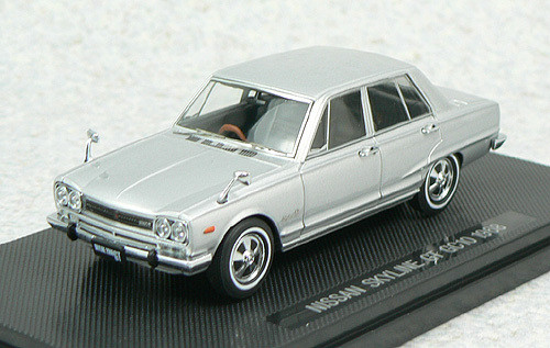 Ebbro 43935 NISSAN SKYLINE 2000GT GC10 1968 Silver 1/43 Scale (4526175439354)