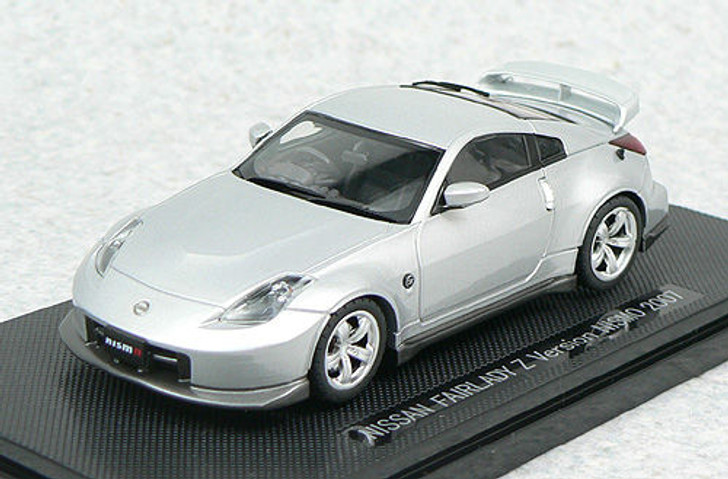 Ebbro 43939 NISSAN FAIRLADY Z NISMO 2007 Silver 1/43 Scale