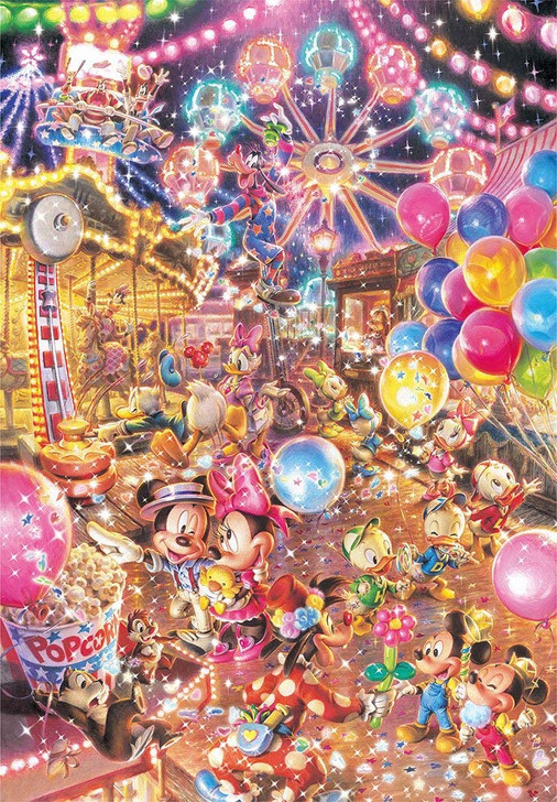 Tenyo Japan Jigsaw Puzzle DPG-500-219 Disney Twilight Park (500 S-Pieces)