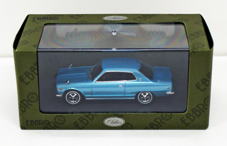 Ebbro 43969 NISSAN SKYLINE 2000GT Hardtop Blue 1/43 Scale (4526175439699)