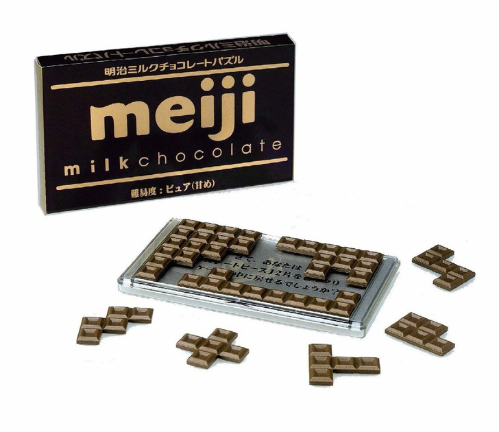 Hanayama Brain Meiji Milk Chocolate Puzzle | PlazaJapan