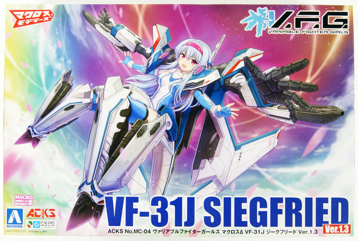 Aoshima 56875 ACKS MC-04 V.F.G. Macross Delta VF-31J Siegfried Ver.1.3 Non-scale