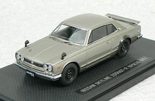 Ebbro 44025 NISSAN SKYLINE GT-R KPGC10 Silver 1/43 Scale (4526175440251)