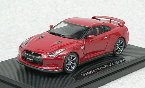 Ebbro 44103 NISSAN GT-R R35 Black Edition Red 1/43 Scale (4526175441036)