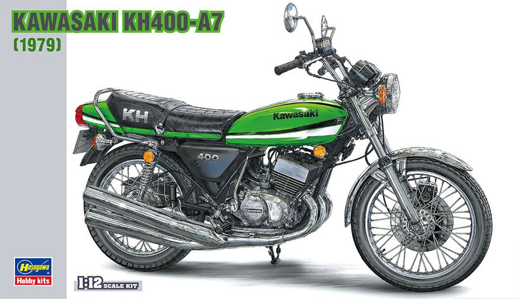 Hasegawa 1/12 Kawasaki KH-400-A7 (1979) Plastic Model