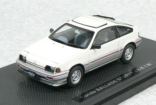 Ebbro 44116 HONDA BallADE SPORTS CR-X 1983 White 1/43 Scale (4526175441166)