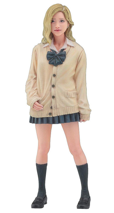 Hasegawa 1/12 JK Mate Series No.02 Cardigan Japanese High School Resin Figure Kit Plastic Model