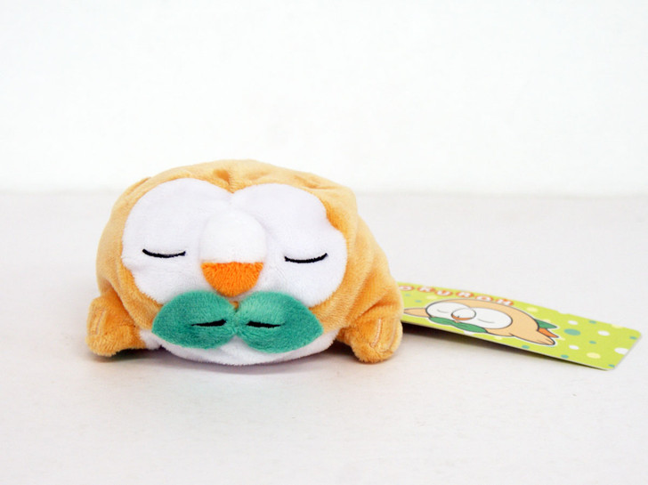 sleeping rowlet plush