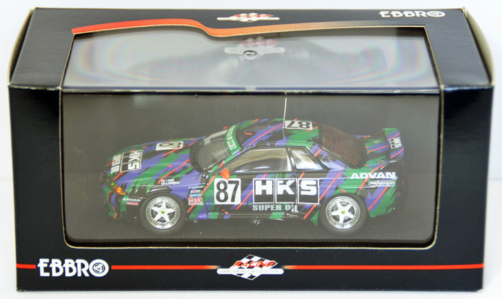 Ebbro 44159 HKS Skyline Gr.A 1993 (Green/Black) 1/43 Scale