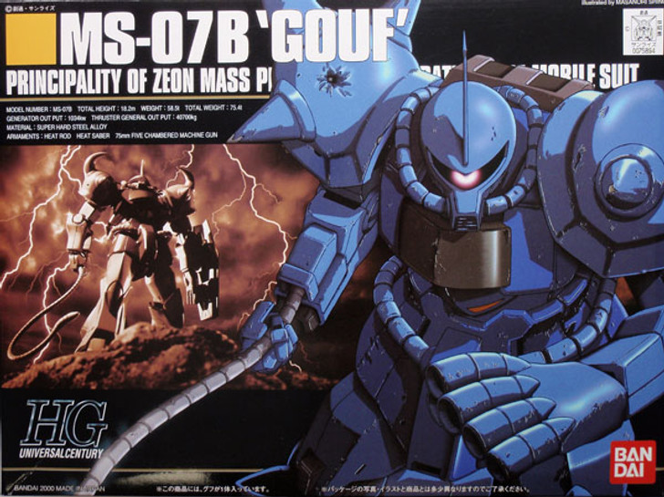 Bandai HGUC 009 Gundam MS-07B GOUF 1/144 Scale Kit