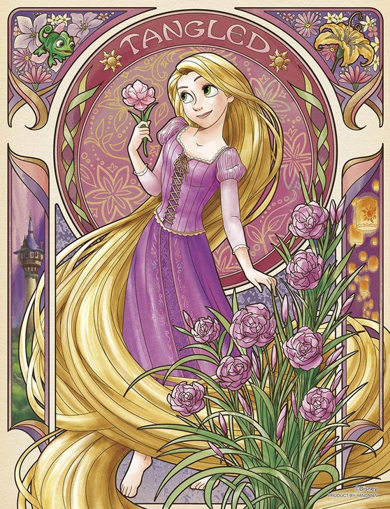 Yanoman Jigsaw Puzzle 42-55 Disney Fleur Rapunzel (300 Small Pieces)