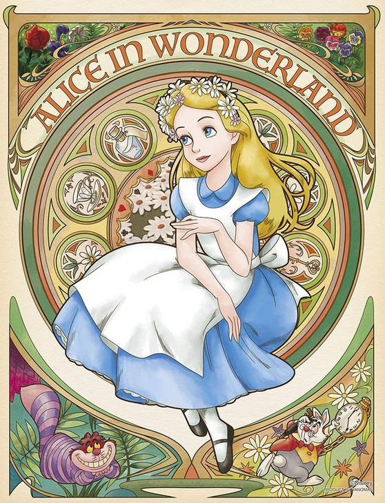 Yanoman Jigsaw Puzzle 42-53 Disney Reverie Alice in Wonderland (300 Small Pieces)