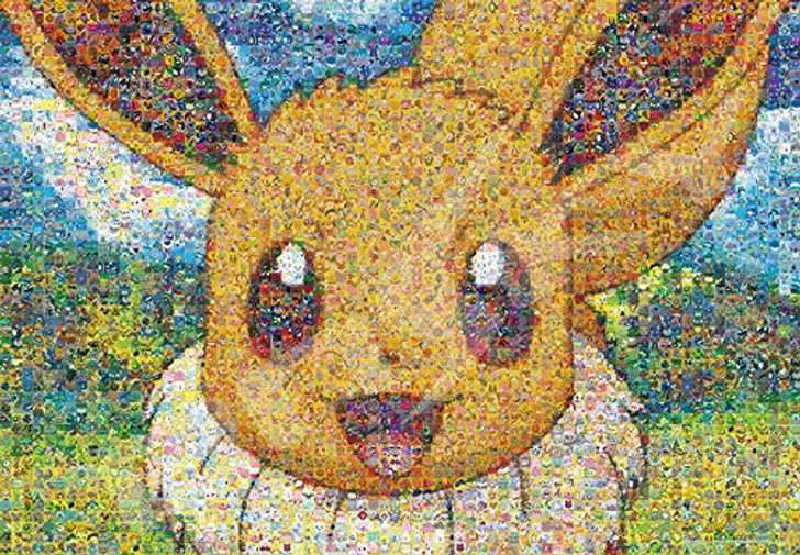 Ensky Jigsaw Puzzle 500T-L20 Pokemon Eevee Mosaic Art (500 L-Pieces)