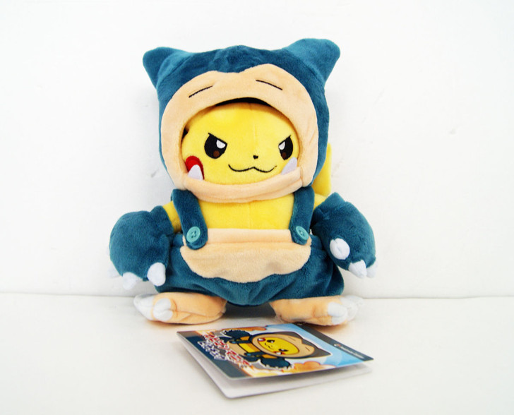 pikachu snorlax plush