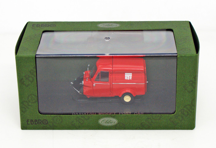Ebbro 44215 Daihatsu Midget Post Car 1961 (Red) 1/43 Scale (4526175442156)