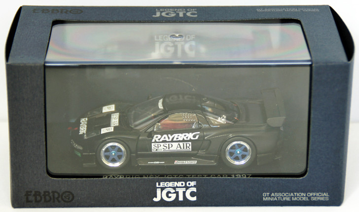 Ebbro 44225 Raybrig Nsx Jgtc 1997 Test Car (Black) 1/43 Scale (4526175442255)